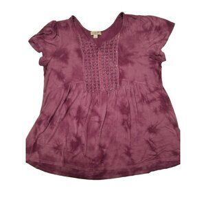 one world womens top wintop Size XL  pleated‎ relaxed fit